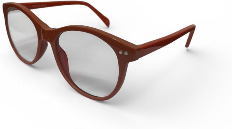 FIND MY Reader Reading Glasses for Men and Women Unisex Readers with Anti-Blue Light Protection, Comfortable Spring Hinges, Stylish Everyday Reading Glasses Brown (+2.00) - Image 1